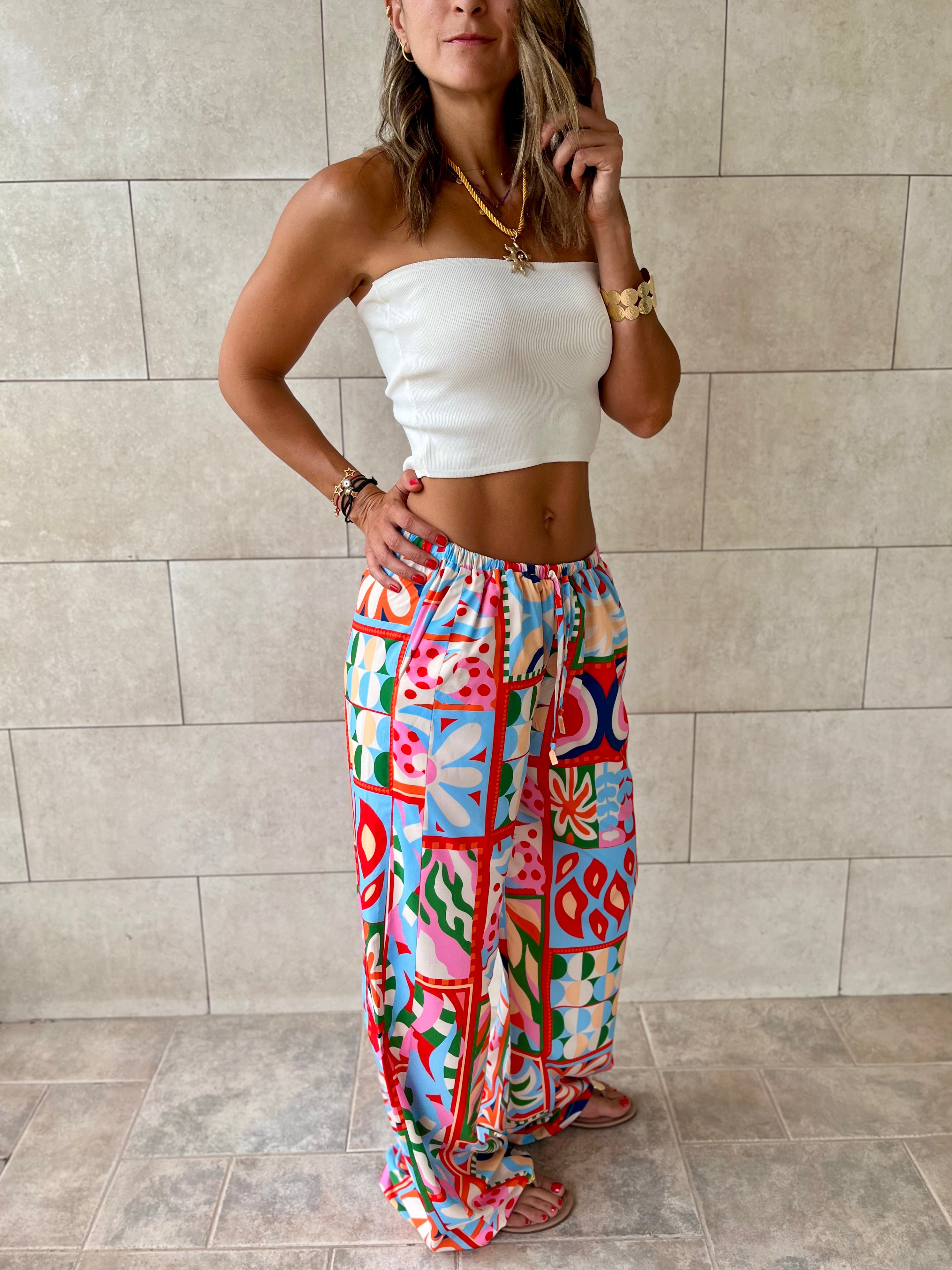 Colored Rope Pants