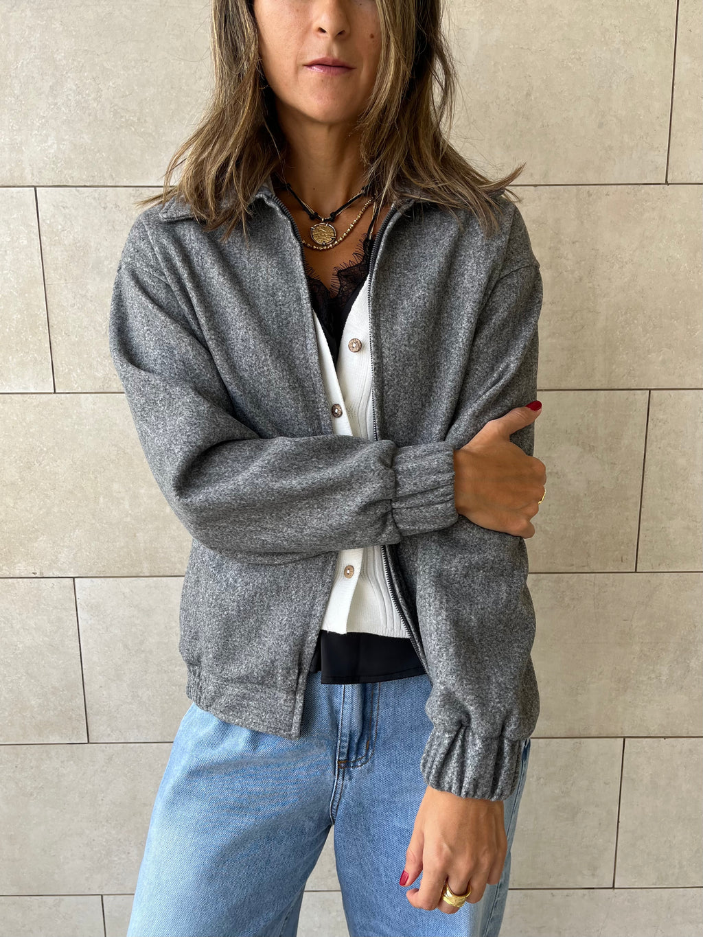 Grey Everyday Essential Jacket