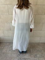 White Romantic Ruffle Kimono