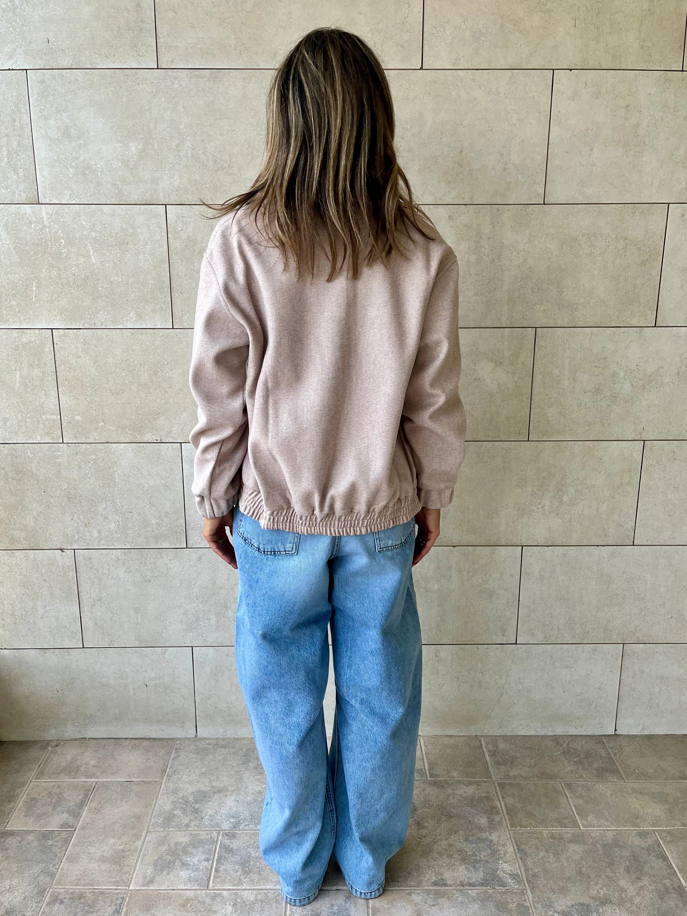 Beige Everyday Essential Jacket