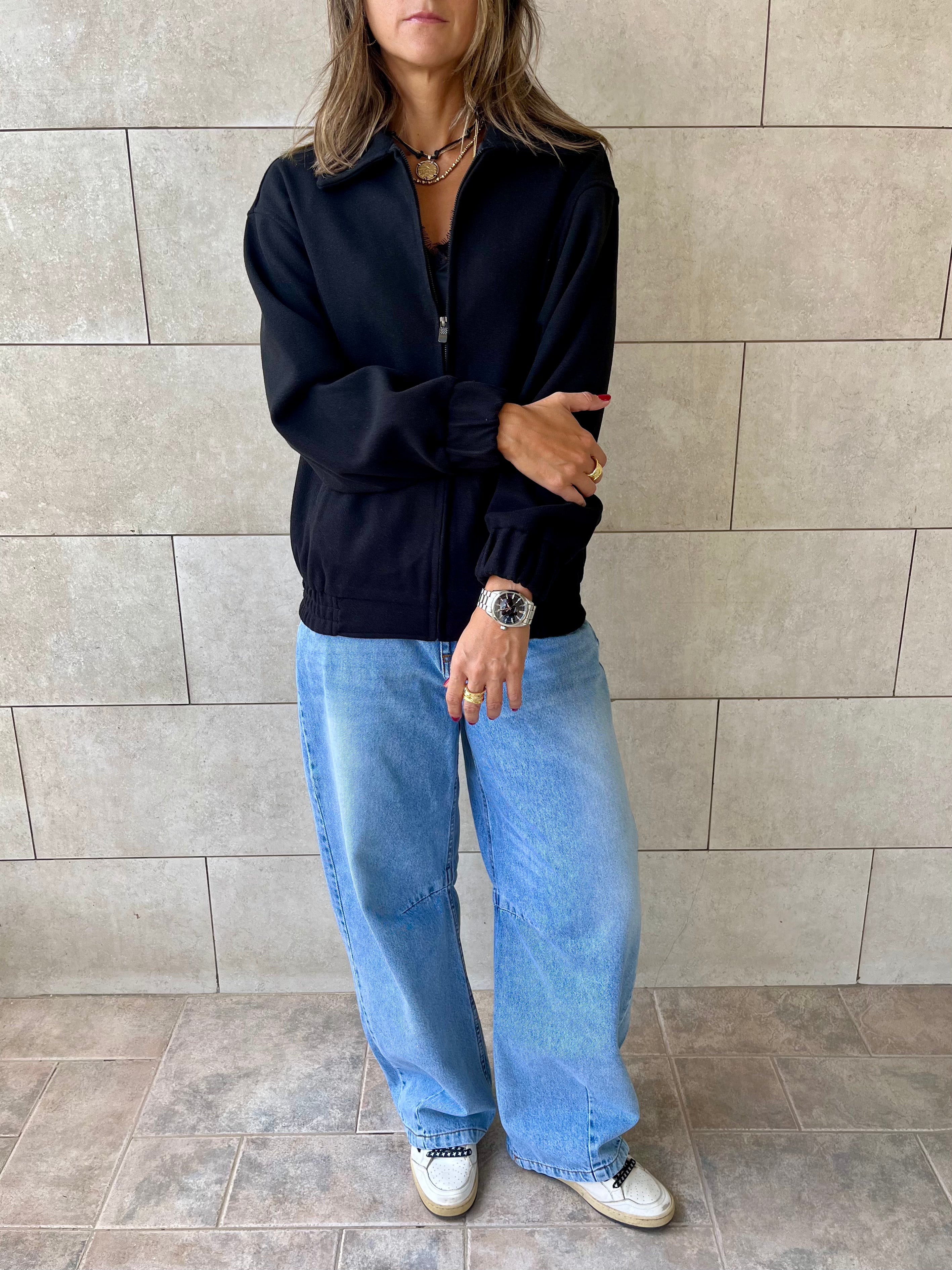 Black Everyday Essential Jacket