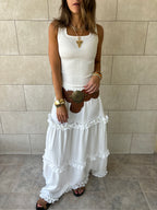White Romantic Skirt