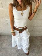 White Romantic Skirt