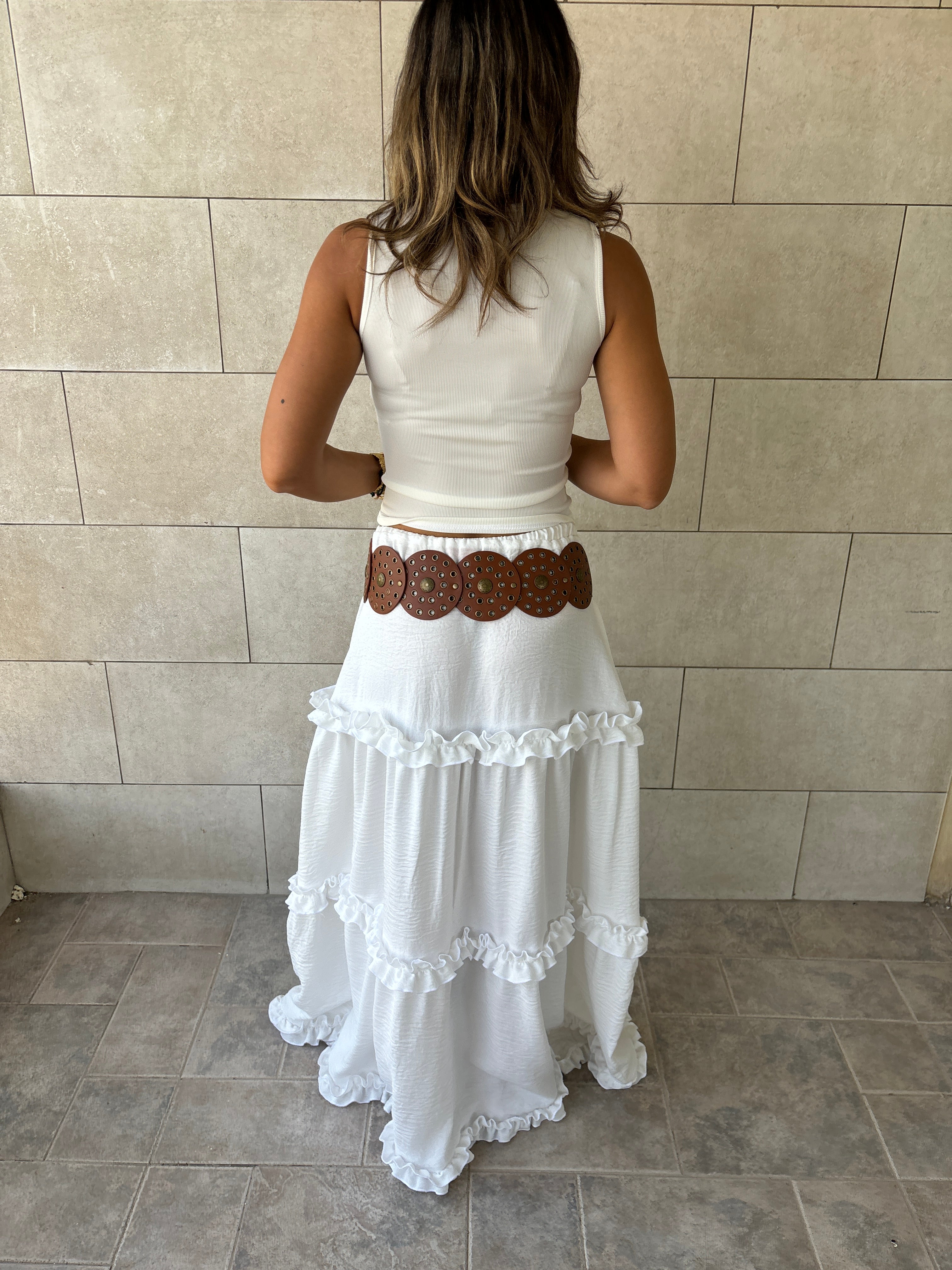 White Romantic Skirt