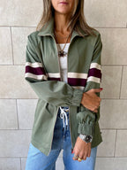 Olive Retro Waterproof Jacket