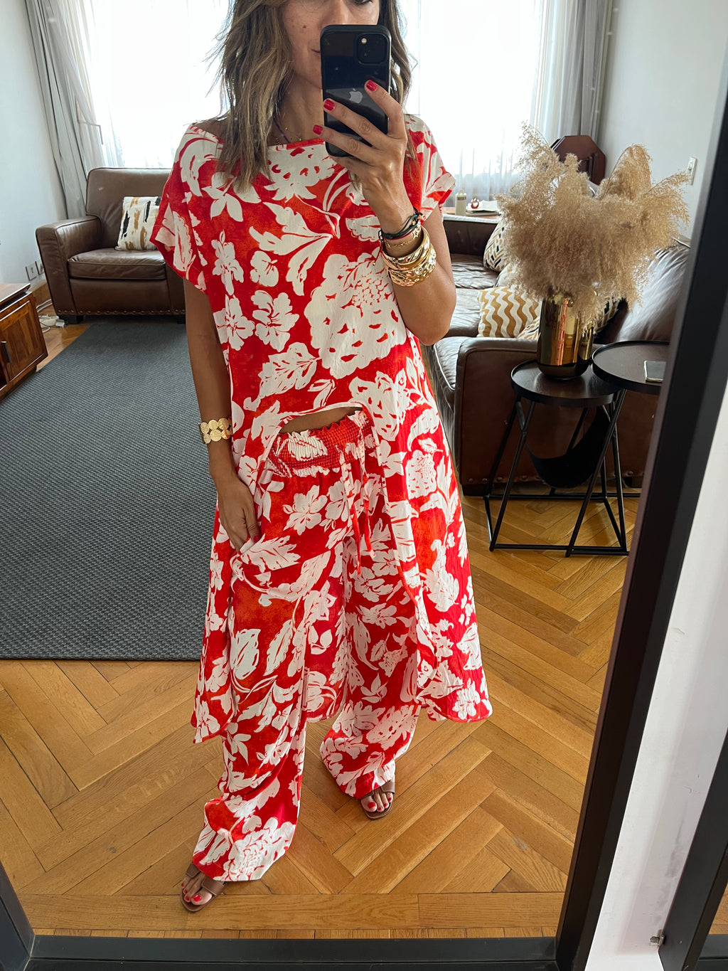 Fleur Elastic Rope Pants