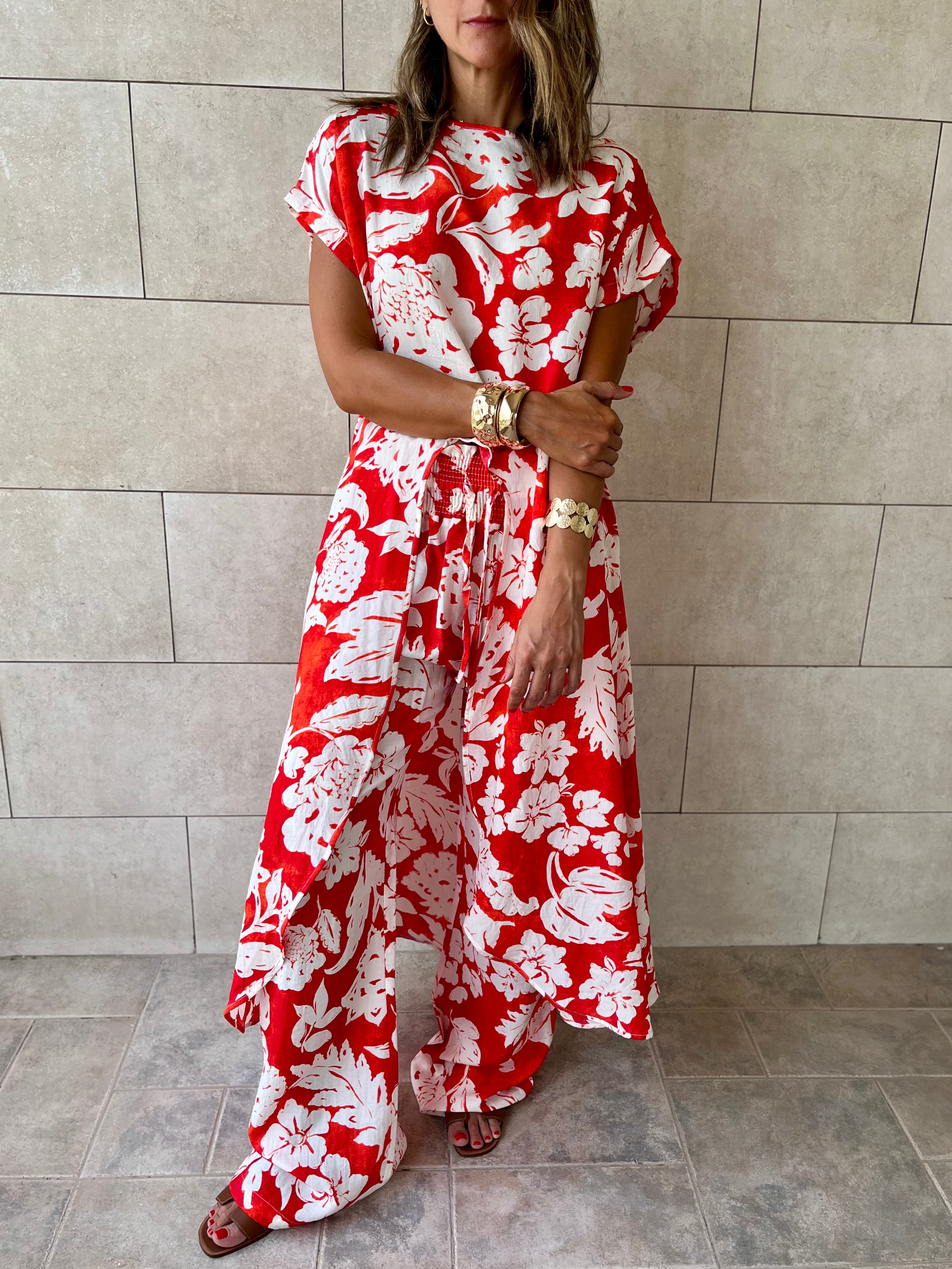 Fleur Elastic Rope Pants