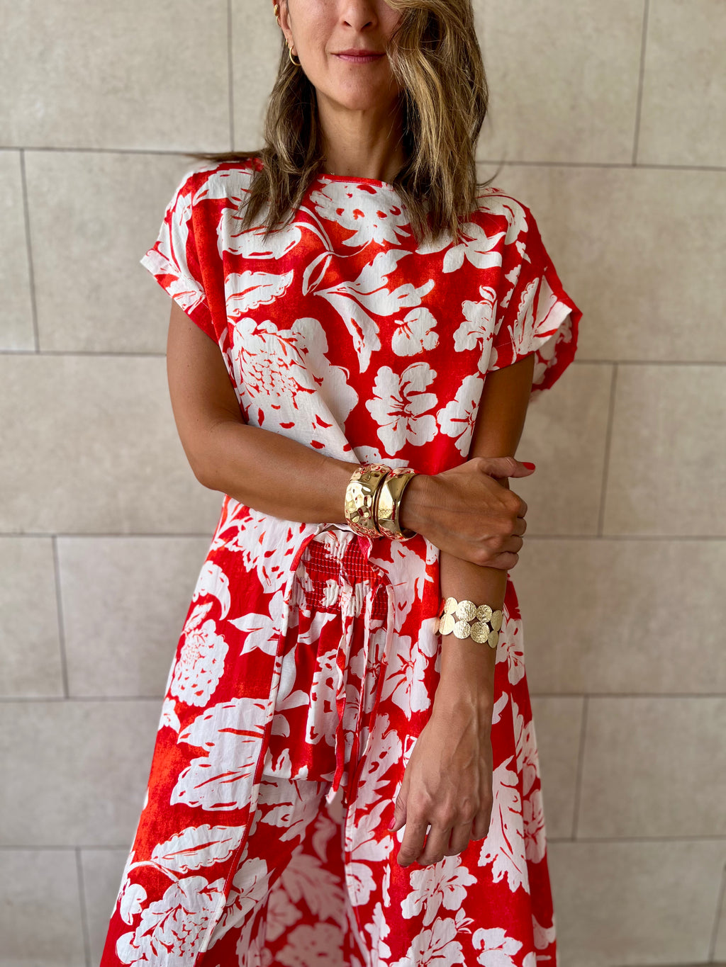 Fleur High Low Tunic