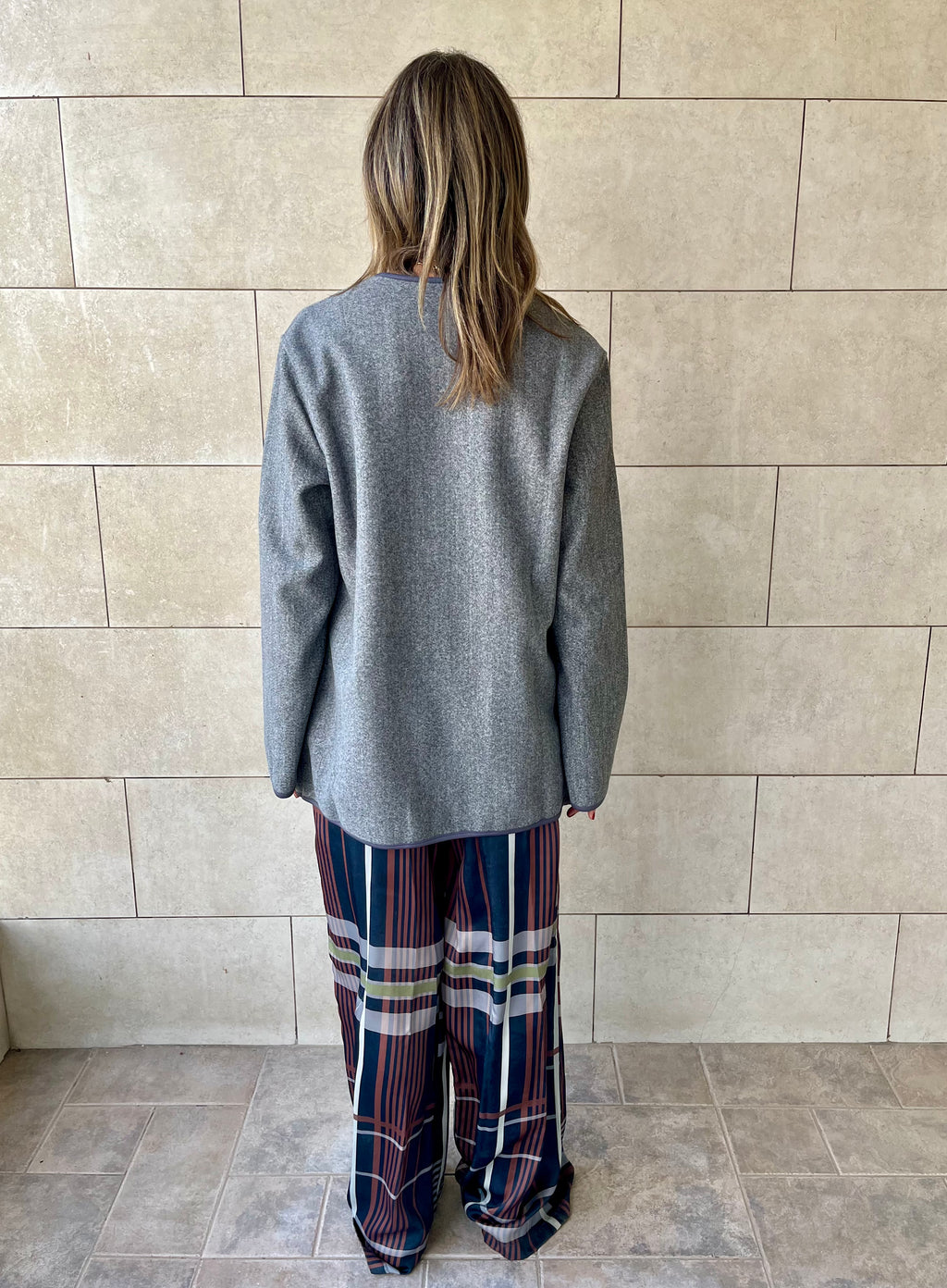 Grey Cozy Lightweight Jacket