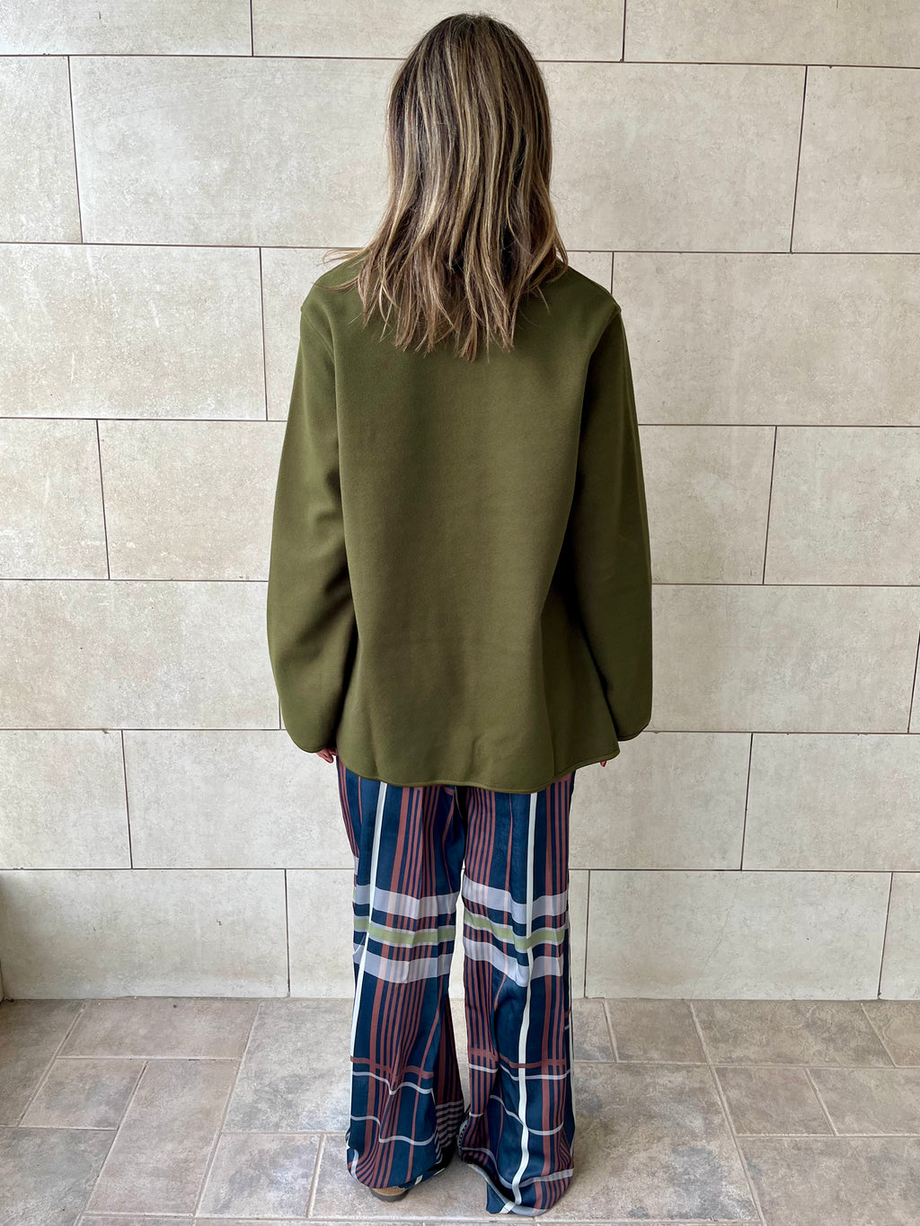 Olive Cozy Lightweight Jacket