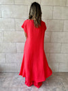 Watermelon High Low Breeze Top