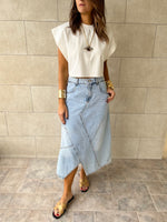 Madison Denim Skirt