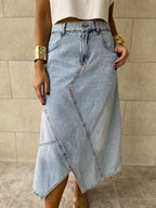 Madison Denim Skirt
