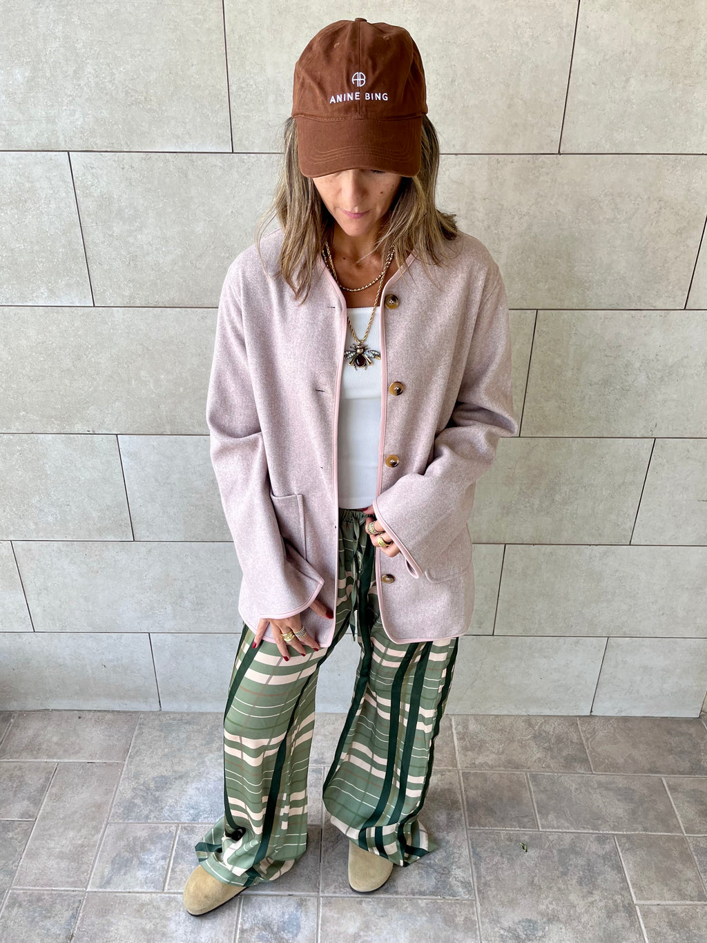 Beige Cozy Lightweight Jacket