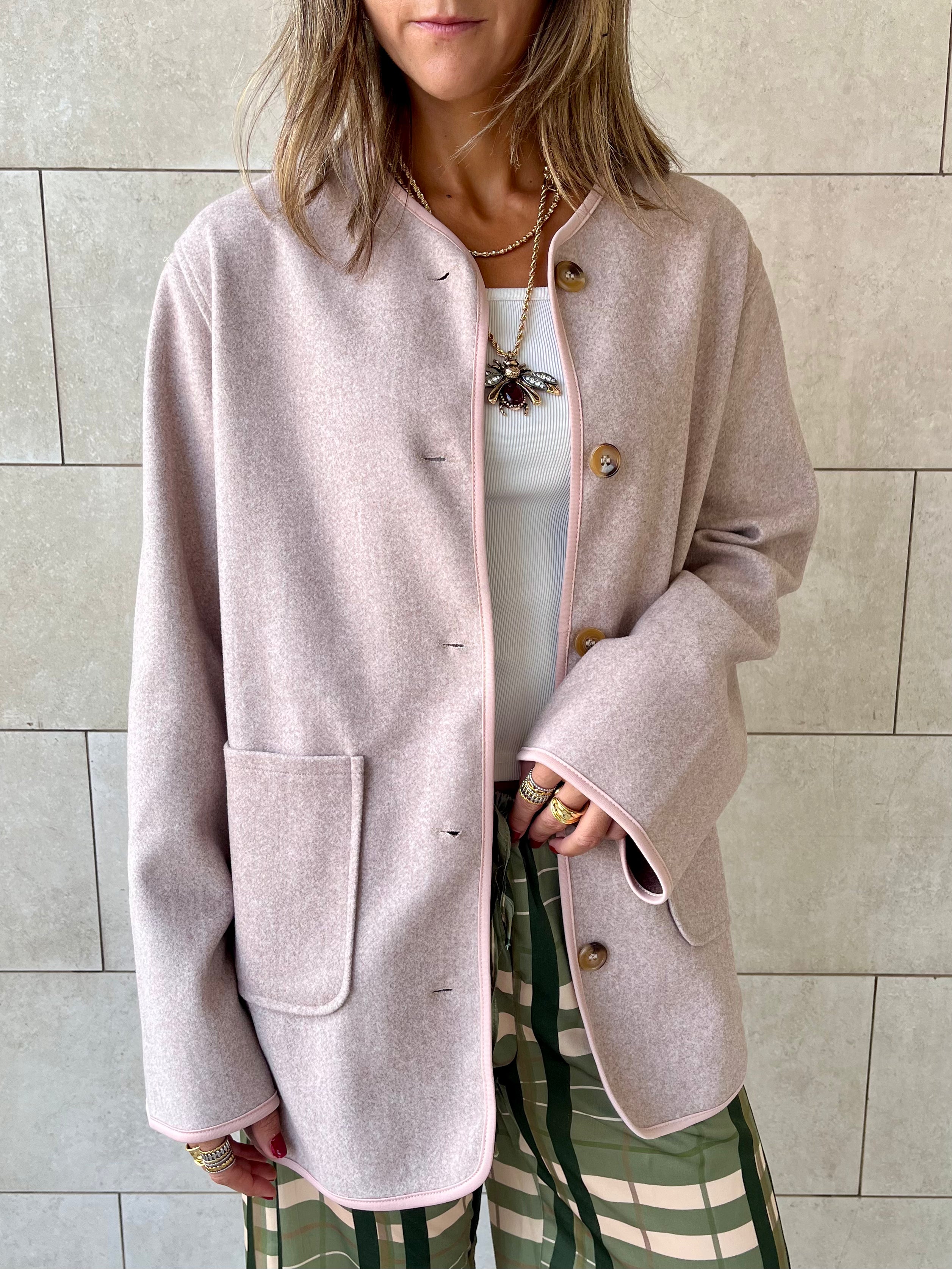 Beige Cozy Lightweight Jacket
