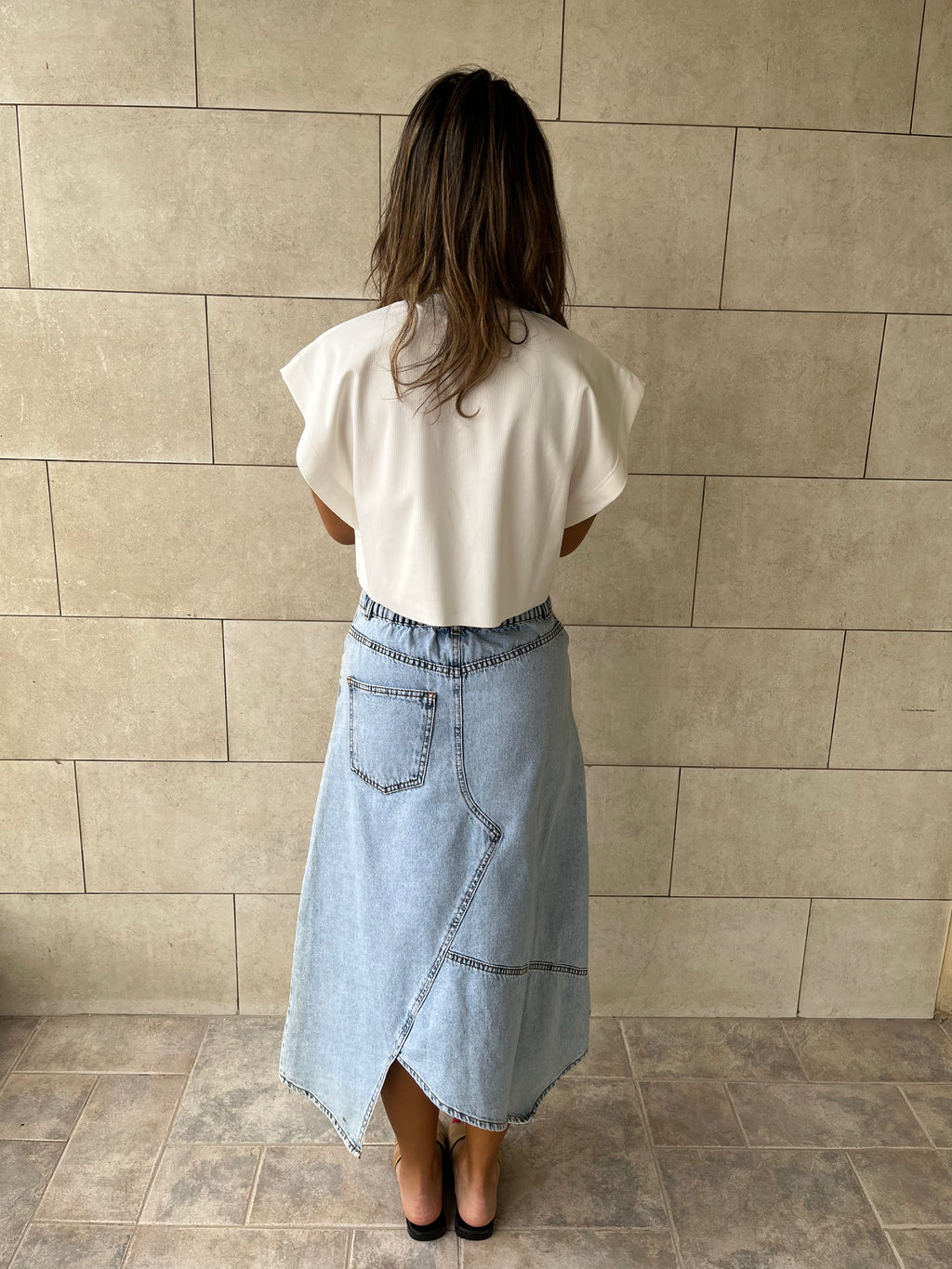 Madison Denim Skirt