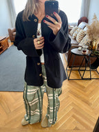 Black Cozy Lightweight Jacket