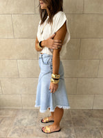 Riley Undone Denim Skirt