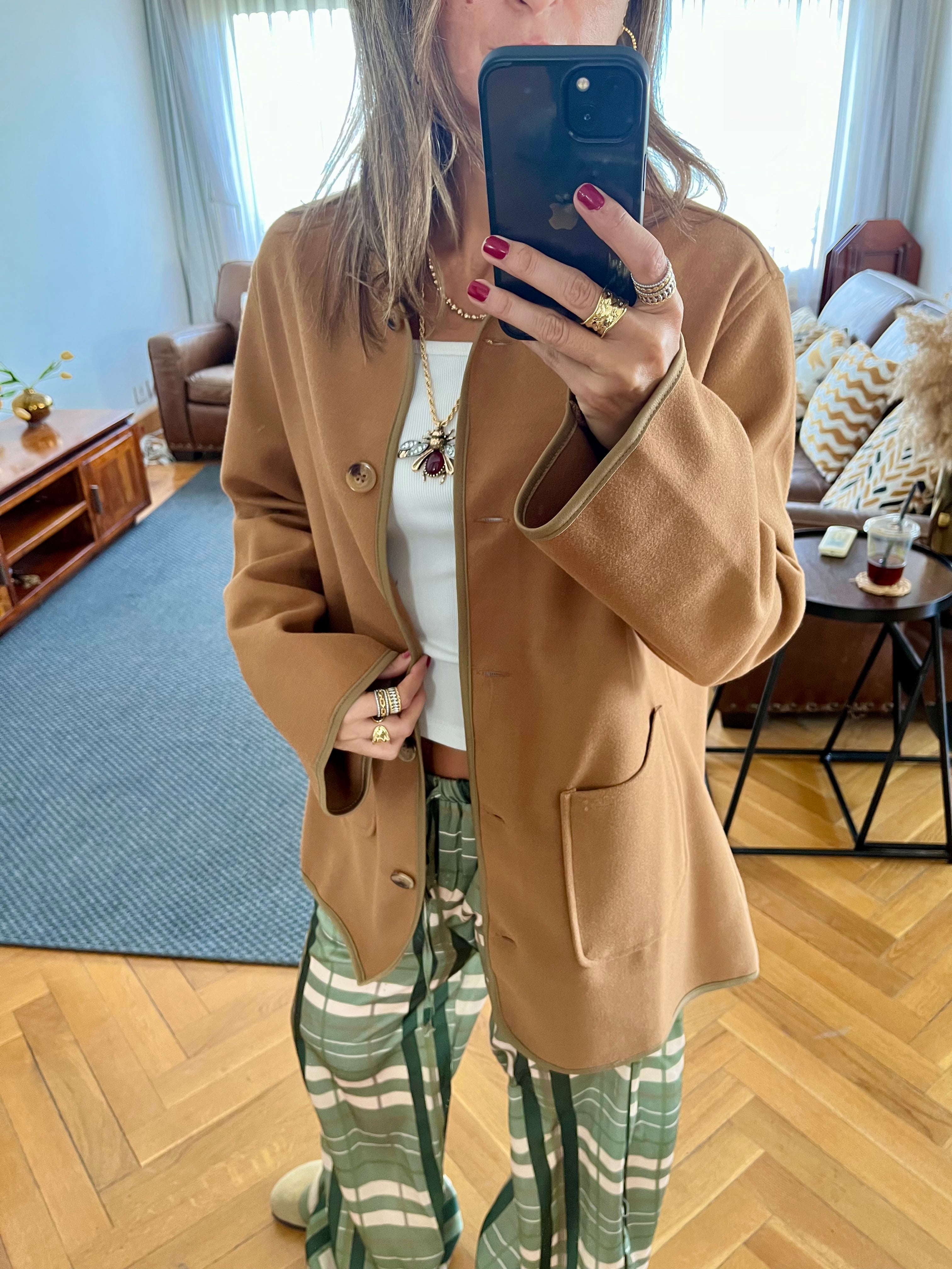Camel Cozy Lightweight Jacket