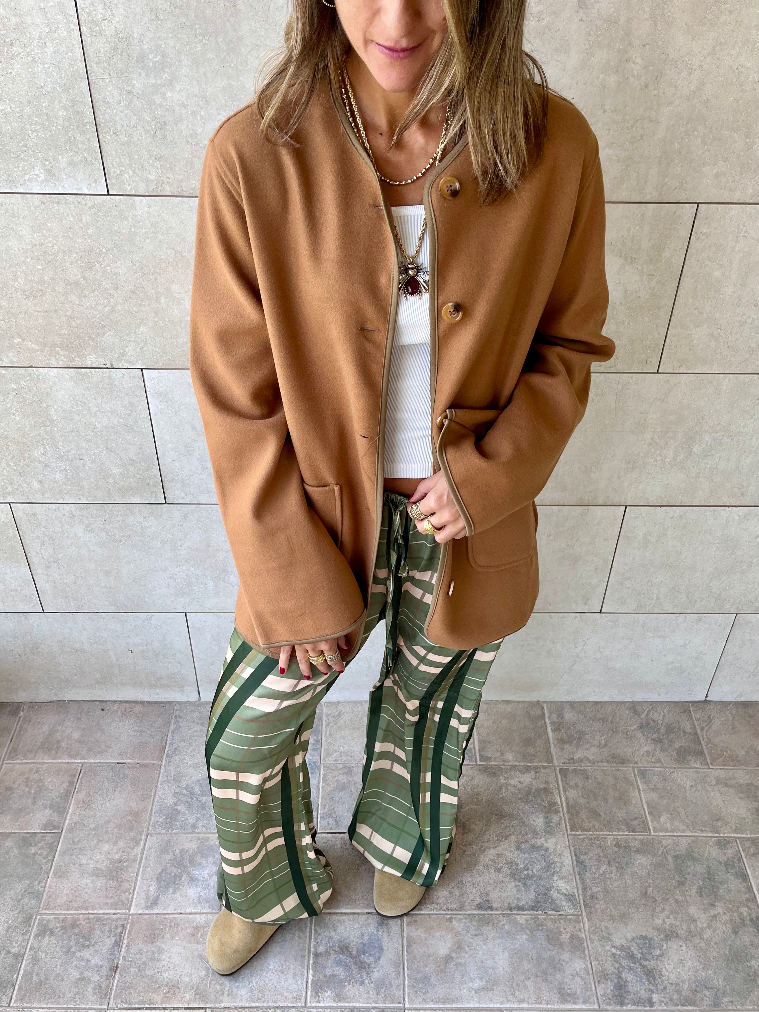 Camel Cozy Lightweight Jacket