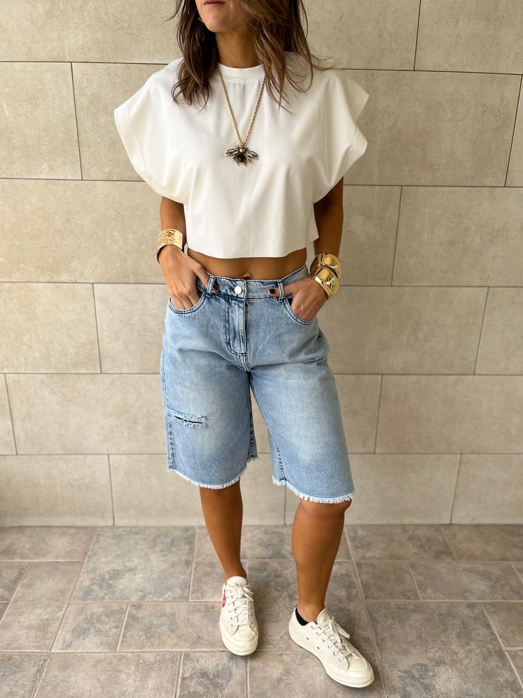 The Light blue Jorts