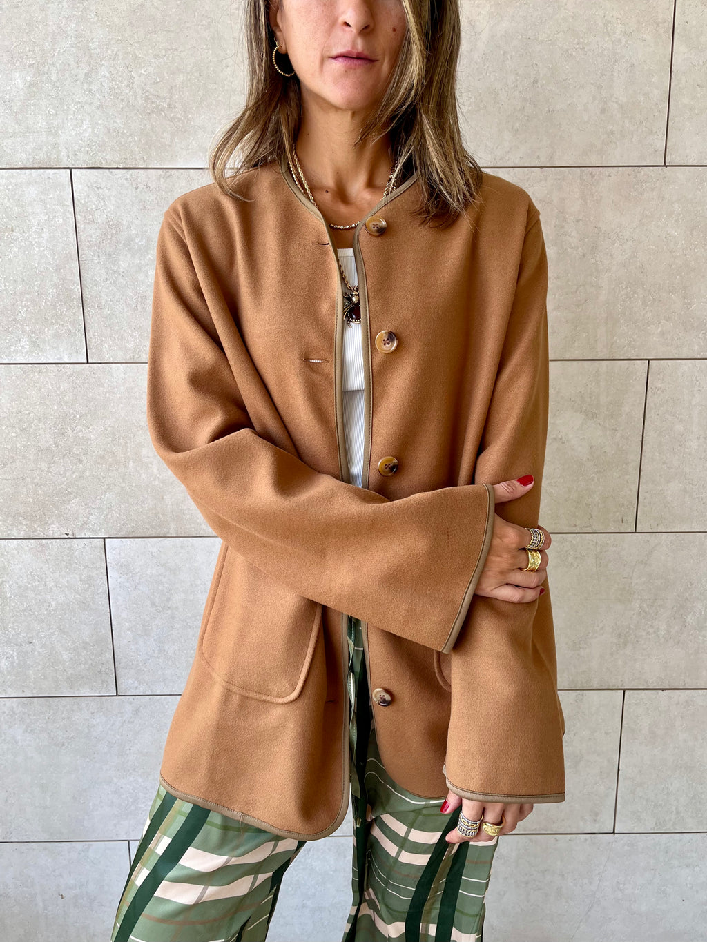 Camel Cozy Lightweight Jacket