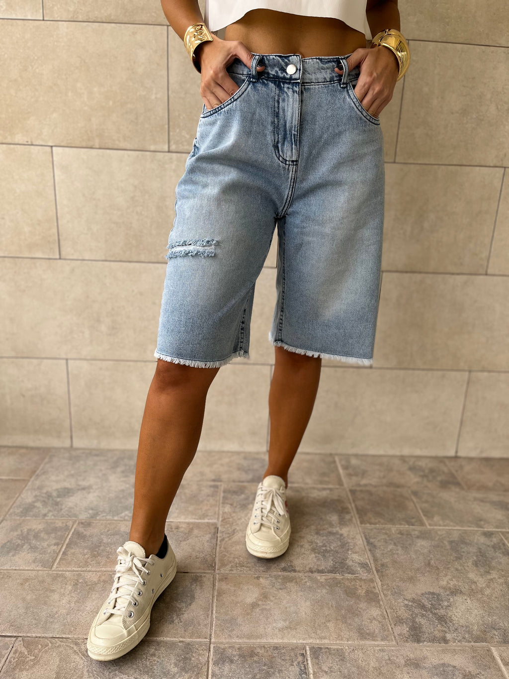 The Light blue Jorts