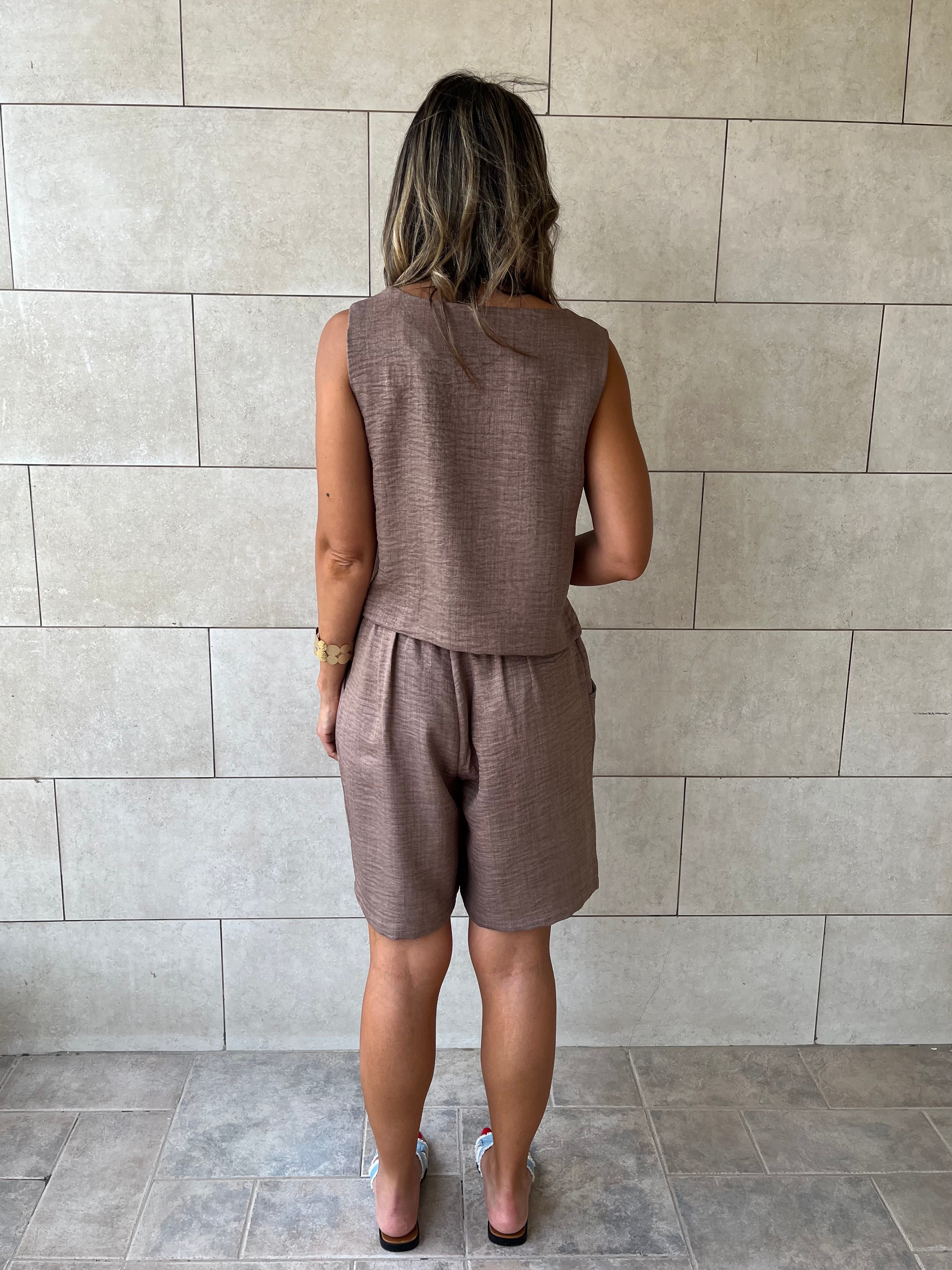 Cafe Morning Boy Shorts Set