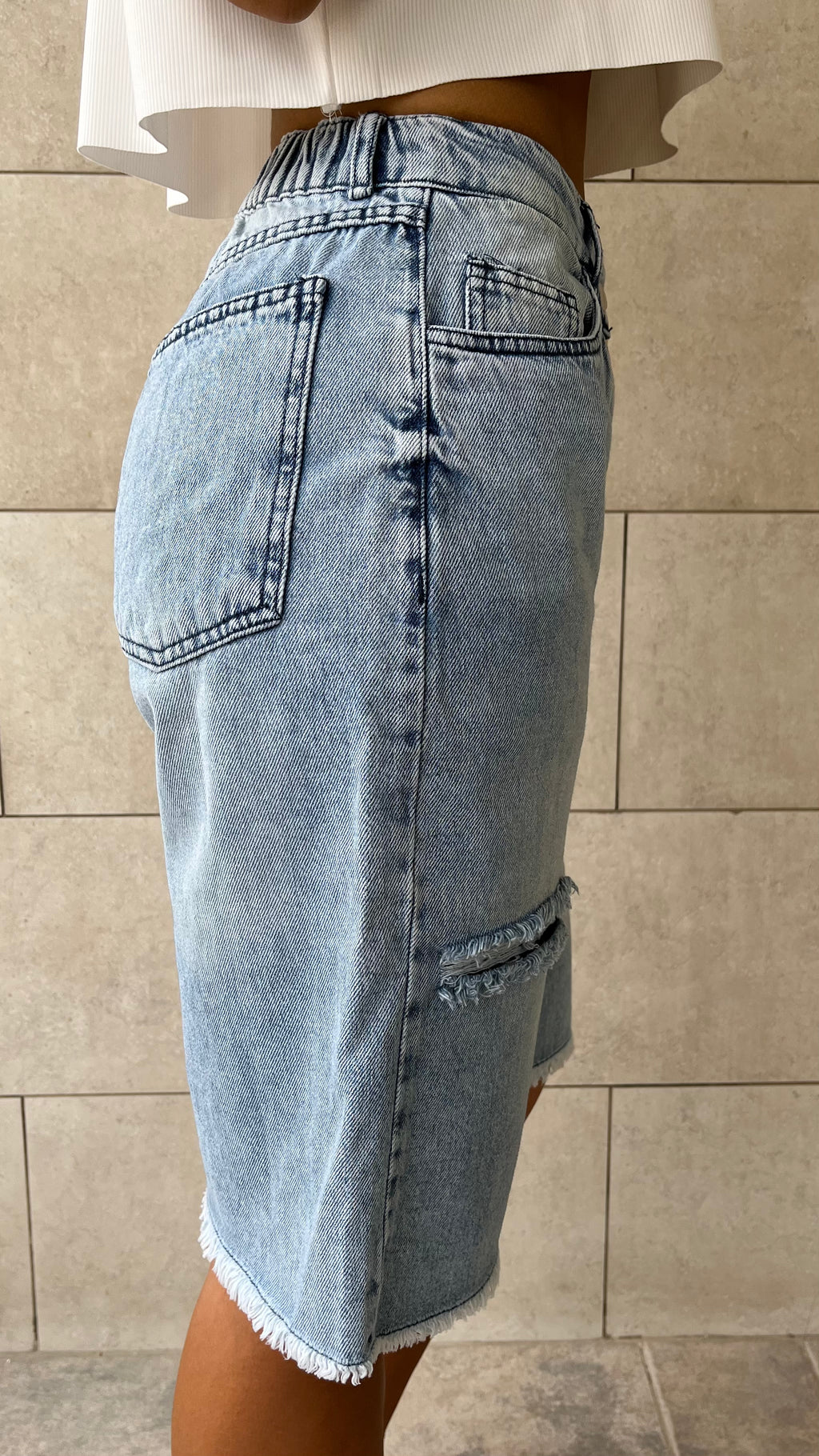 The Light blue Jorts