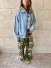 Frillu Denim Bomber Jacket