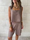 Cafe Morning Boy Shorts Set