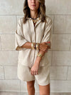Beige Striped Everyday Shirt