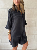 Black Striped Everyday Shirt