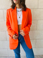 Orange Cool Girl Blazer