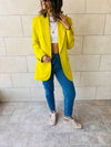 Lime Cool Girl Blazer