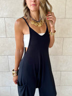 Black Light Flowy Jumpsuit