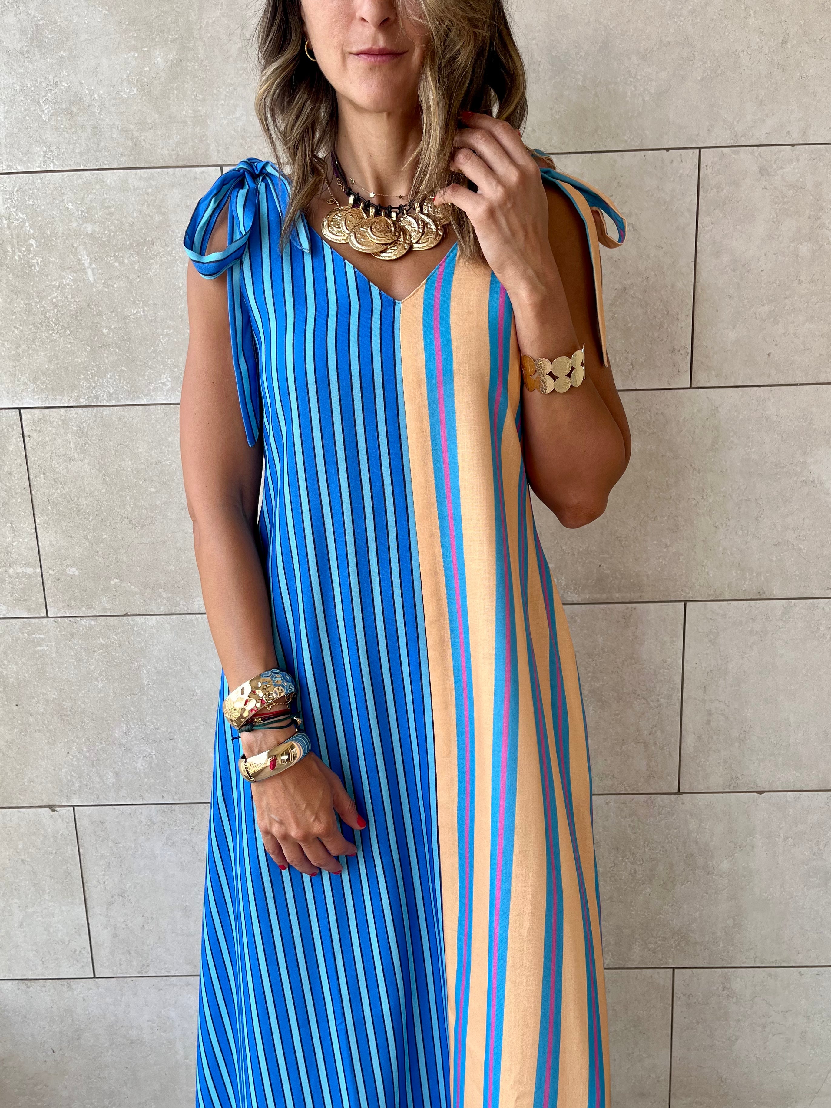 Yellow Boat Party Dress