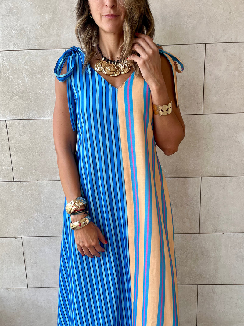 Yellow Boat Party Dress