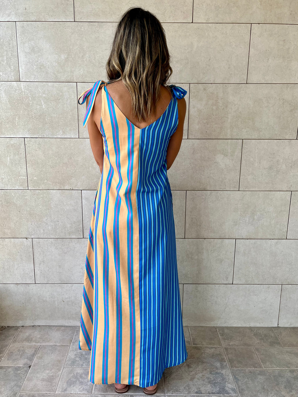 Yellow Boat Party Dress