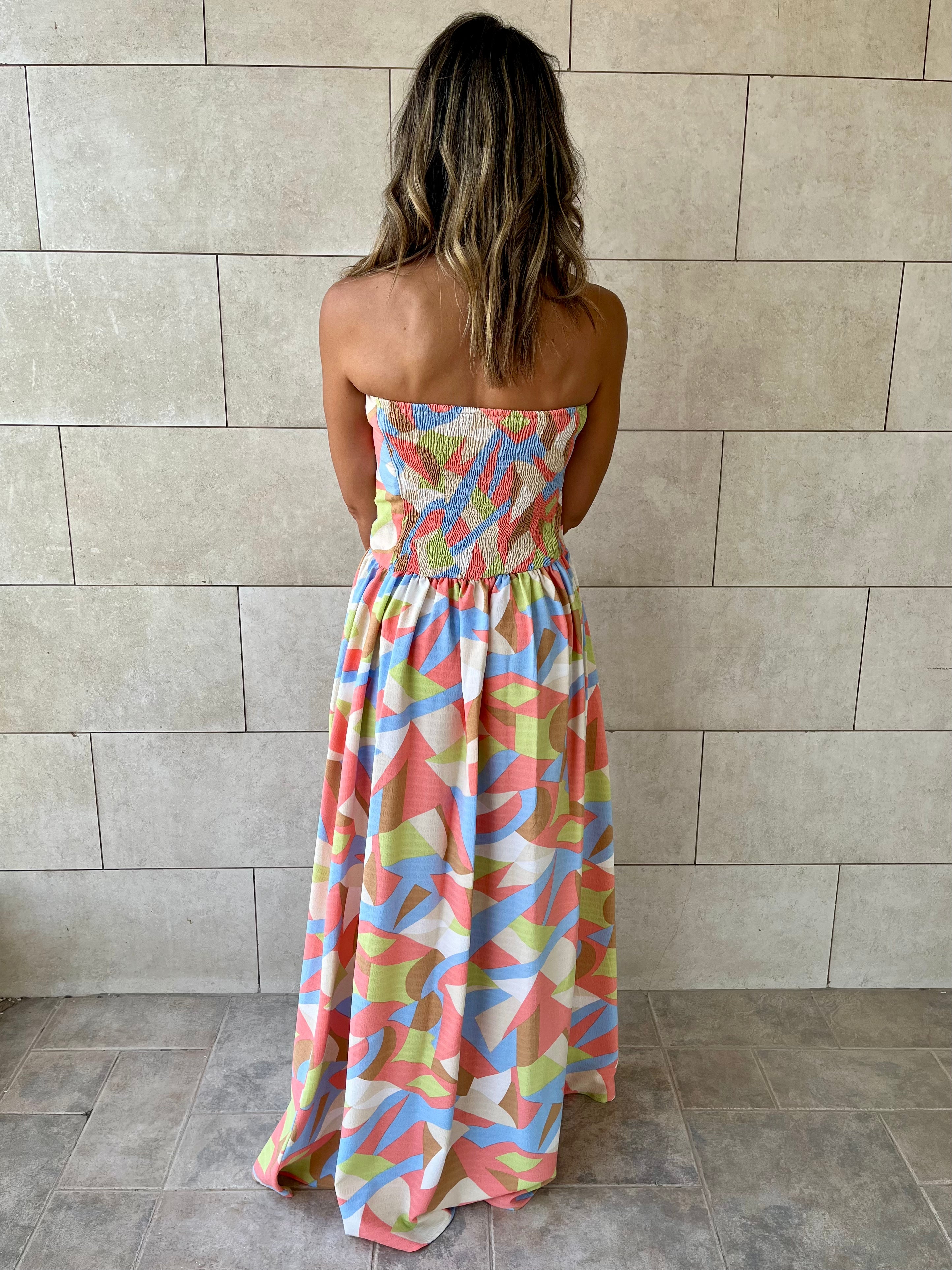 Geometric Bubble Dress