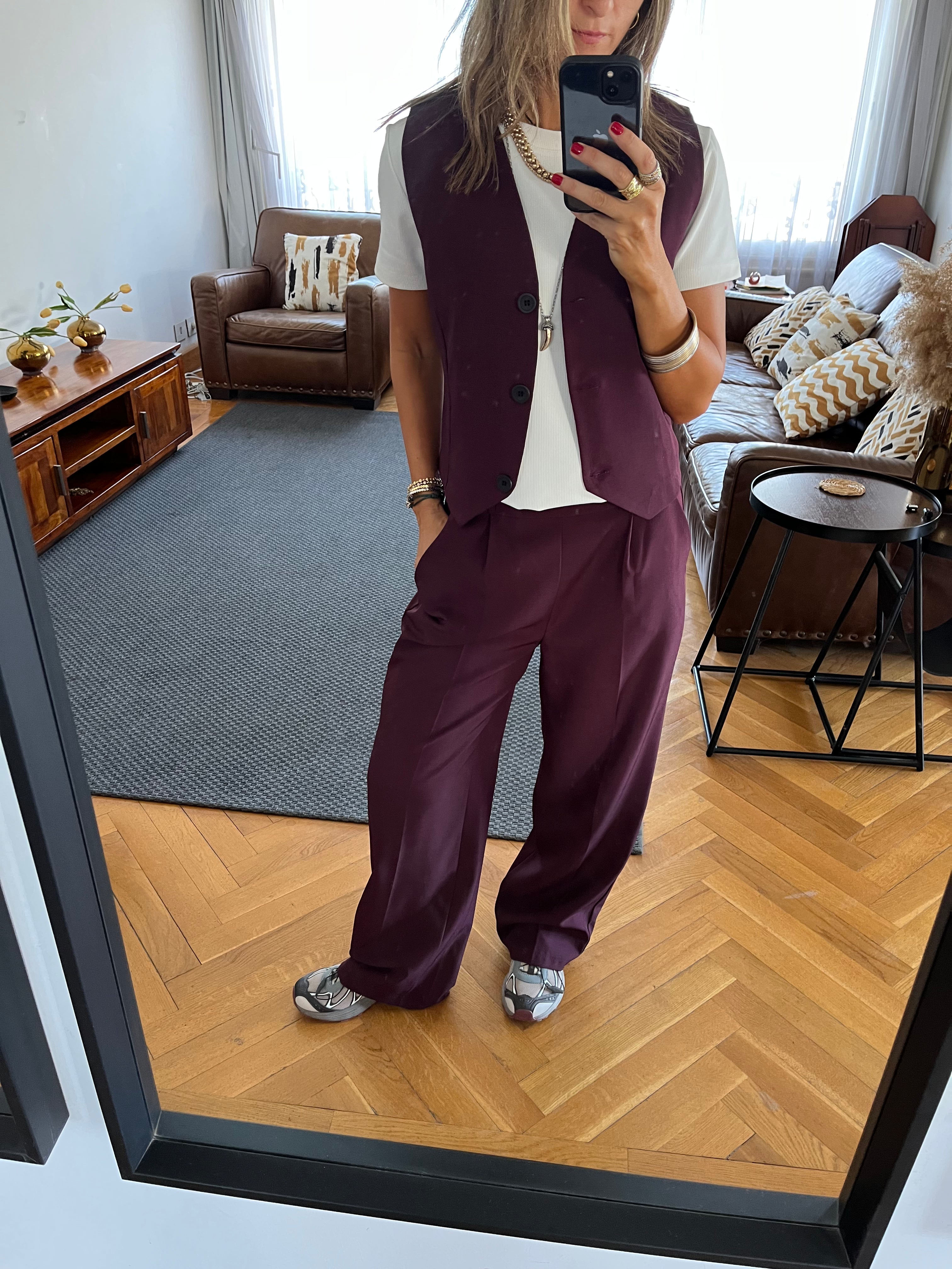 Plum Frillu Signature Vest