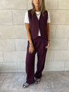 Plum Frillu Signature Vest