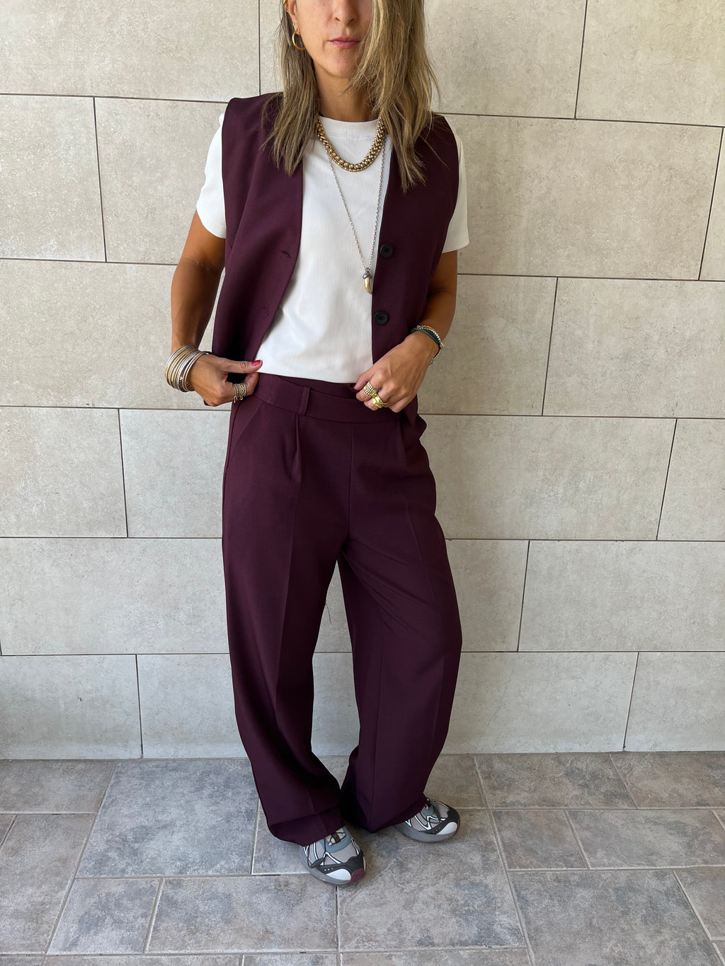 Plum Frillu Signature Pants