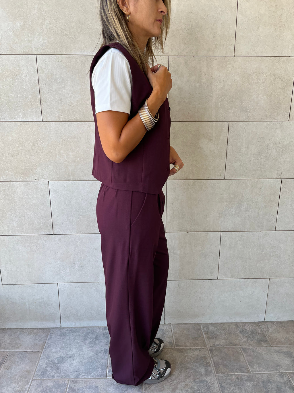 Plum Frillu Signature Vest