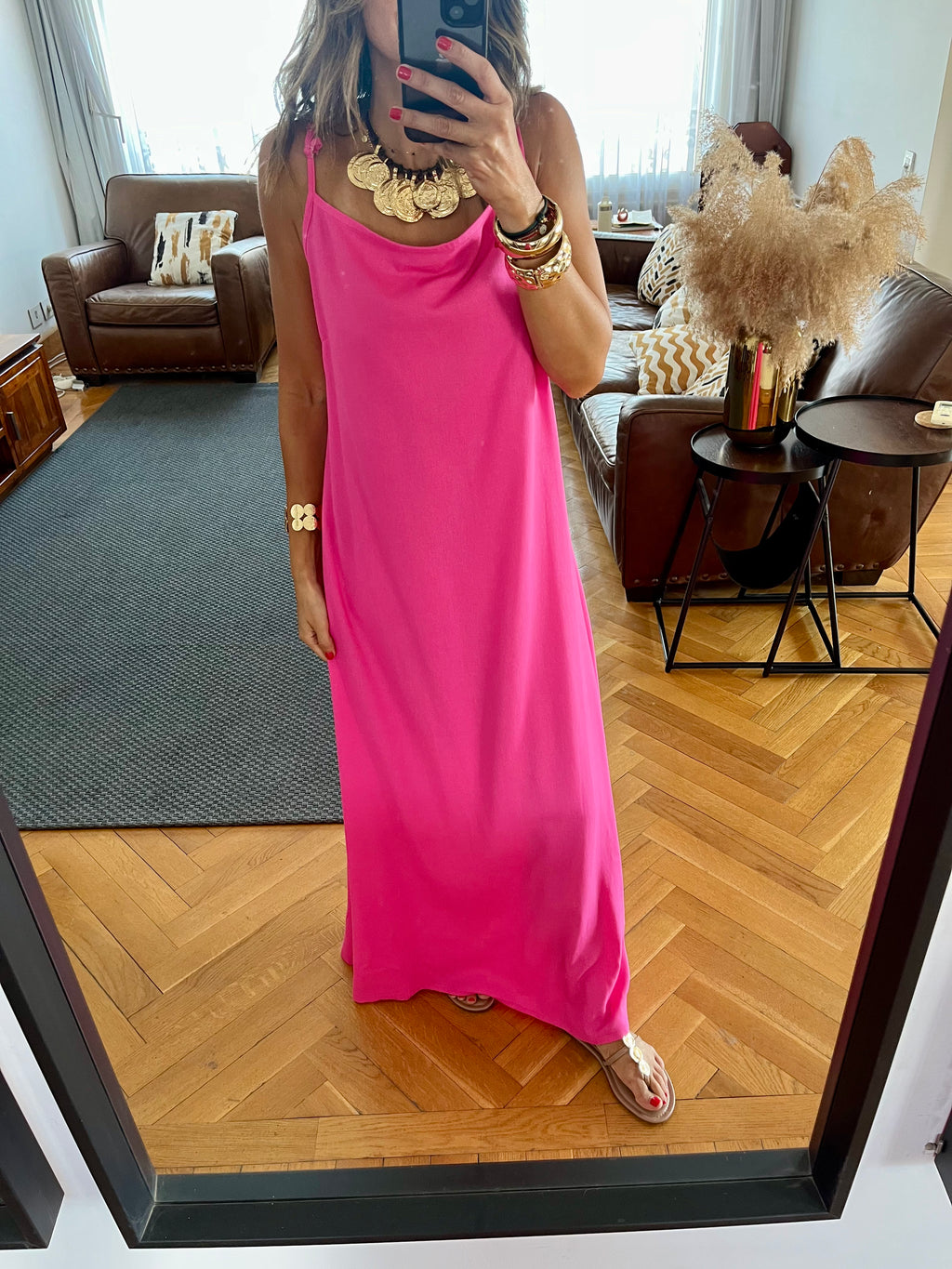 Fuchsia Venice Basic Dress