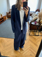 Navy Striped Blazer