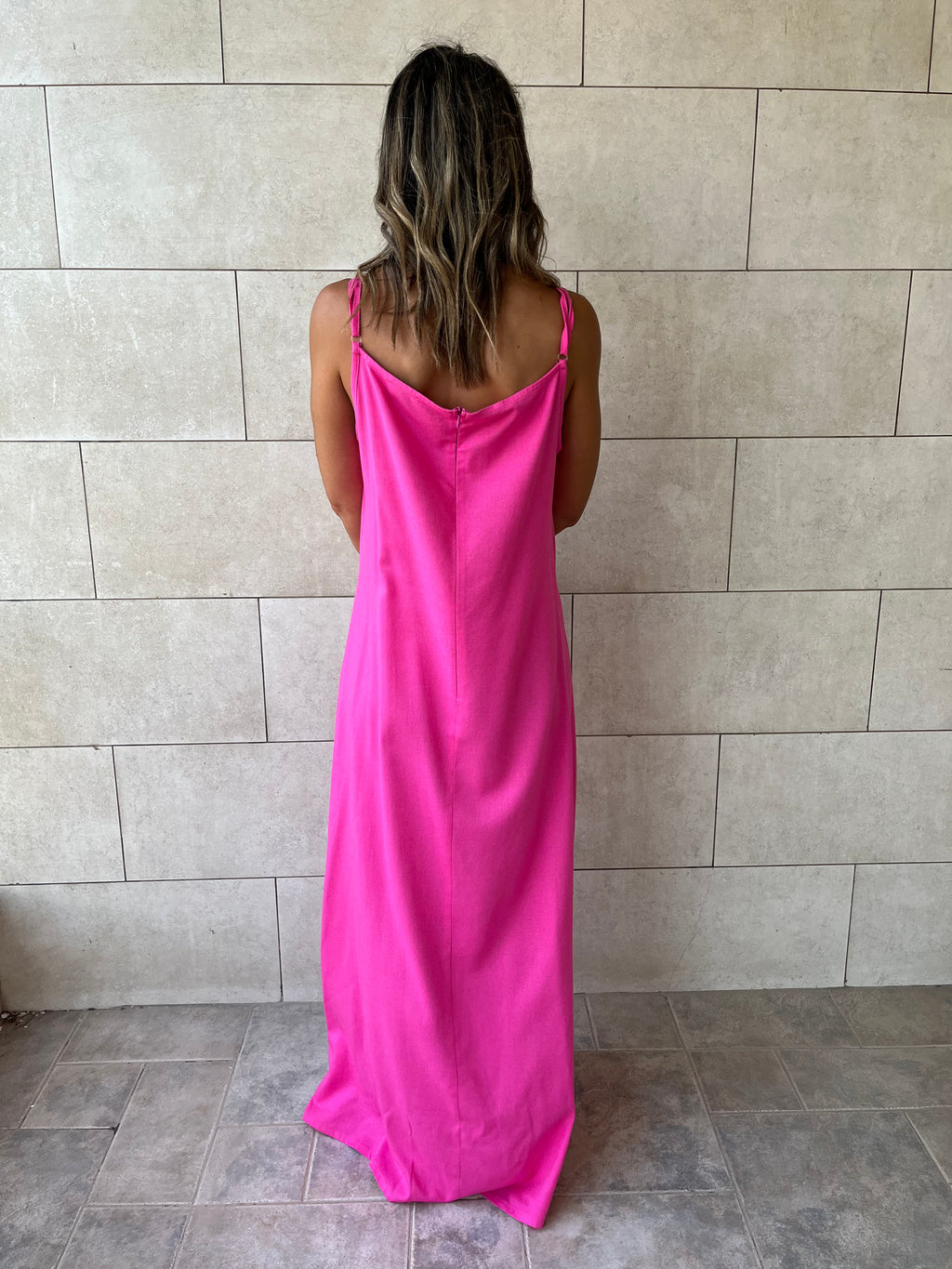Fuchsia Venice Basic Dress