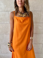 Orange Venice Basic Dress