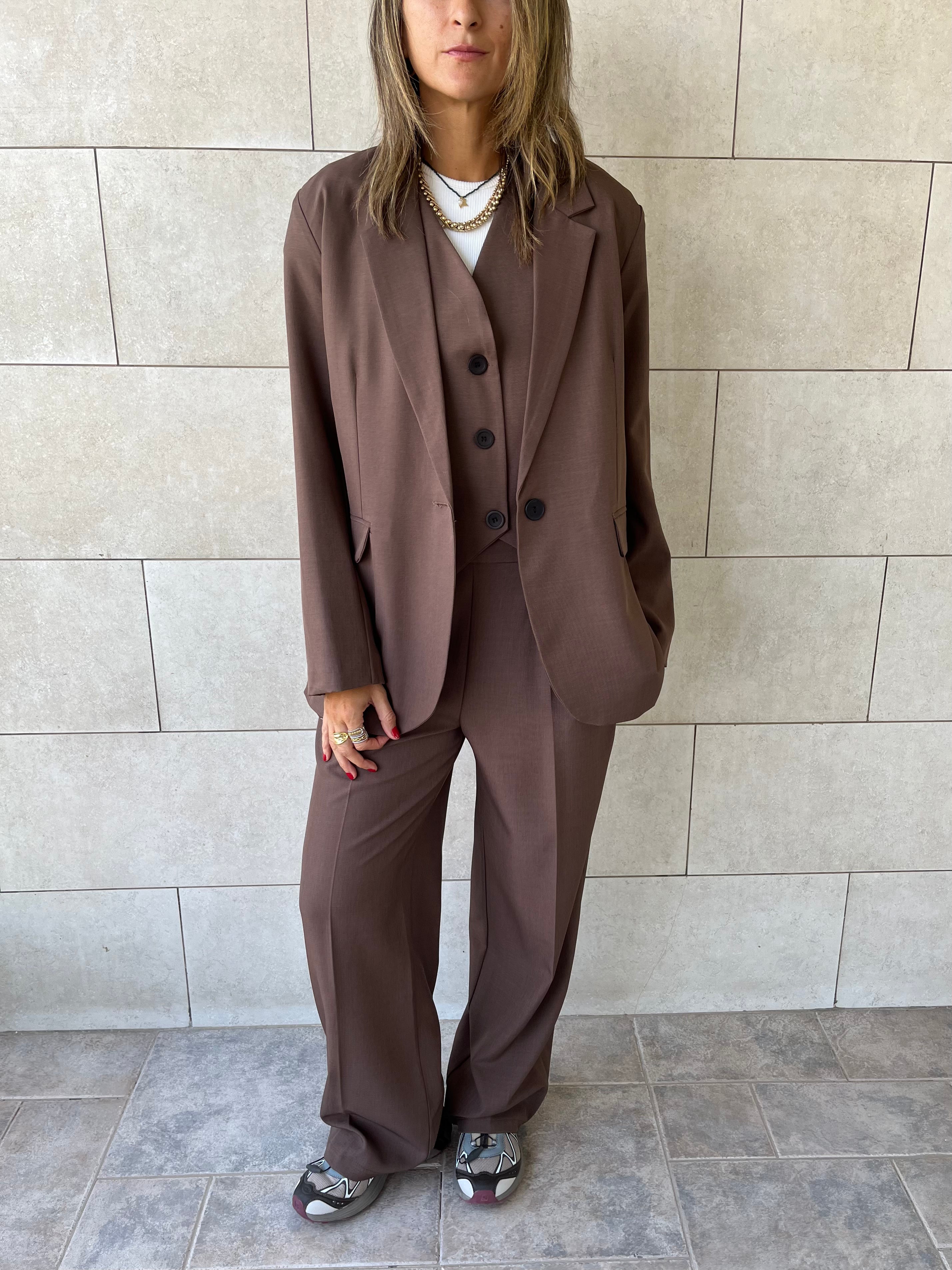 Brown Oversize Blazer