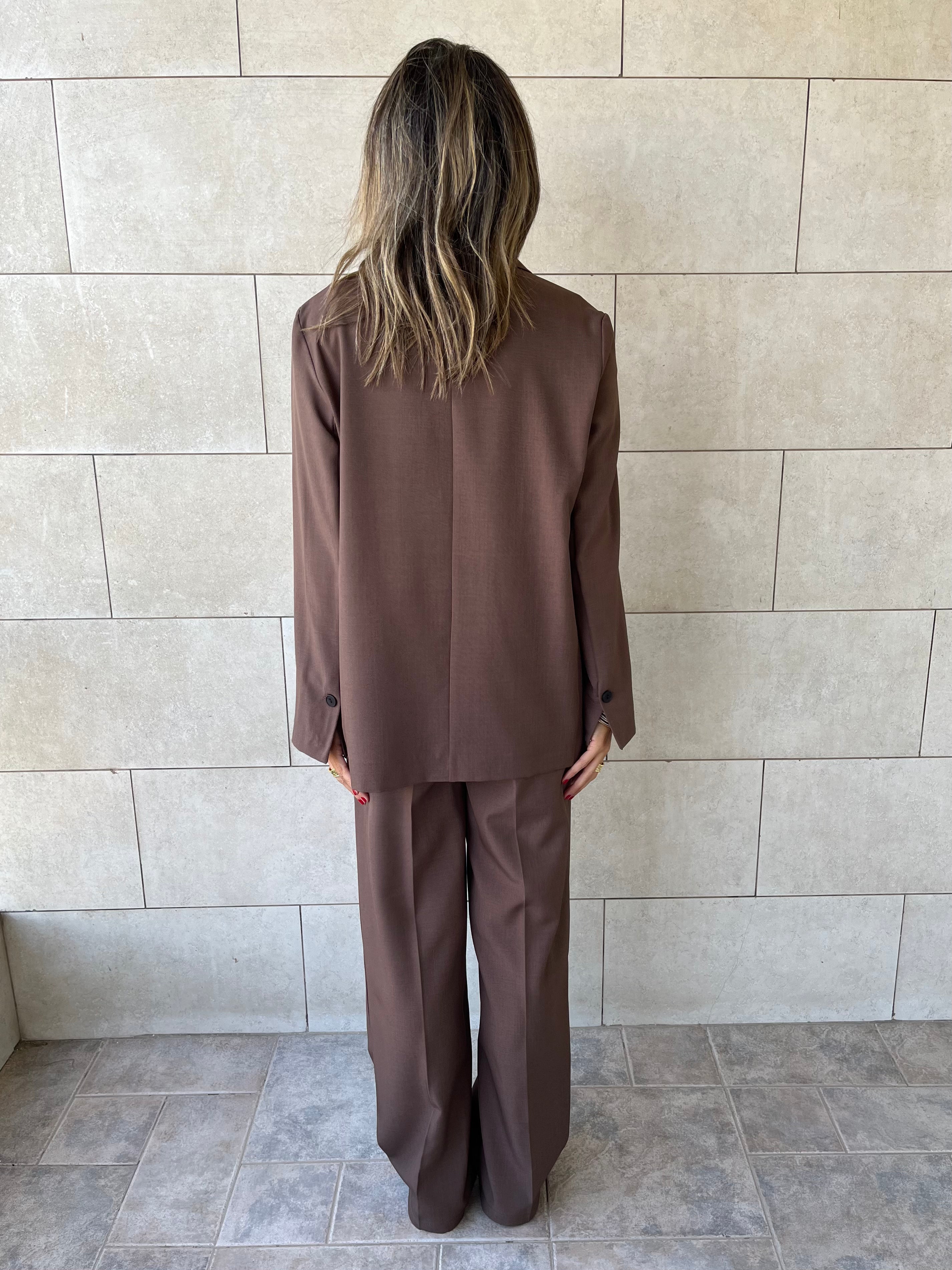 Brown Oversize Blazer